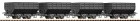 34613 Roco Set of 4 coal cars